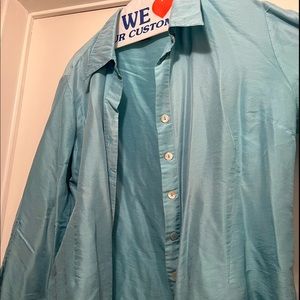 Blue Button-up shirt